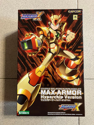 全新現貨 正版 壽屋 艾克斯X 洛克人X 1/12 ROCKMAN Max Armor 第三裝甲 極限裝甲 黃金鎧甲