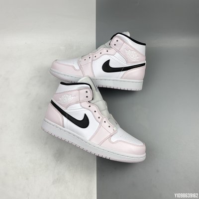Air Jordan 1 Mid AJ1 1  BQ6472-500 白粉色少女心  男女鞋