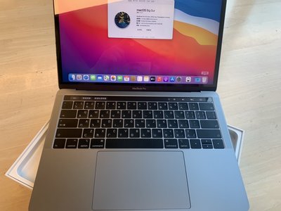 【售】2019年 MacBook Pro 13吋 i5 (1.4) 8G 256G 太空灰 蘋果電腦 台中