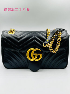 Gucci GG Marmont SMALL SHOULDER BAG 金鍊 肩背包 斜背包