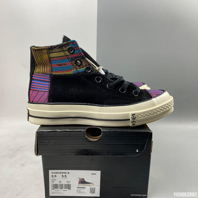 Converse Chuck Taylor All Star 1970s BHM 165556C刺繡 黑色帆布男女鞋【雅妤潮鞋】