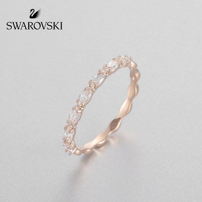 【潮尚飾界】專櫃正品Swarovski VITTORE 經典璀璨 時尚百搭 疊帶風采 女戒指 滿鑽戒指 送女友 節日禮物