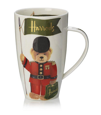 茶藝師 英國哈羅斯Harrods西高地熊陶瓷茶壺骨瓷陶瓷咖啡杯外貿原單茶杯