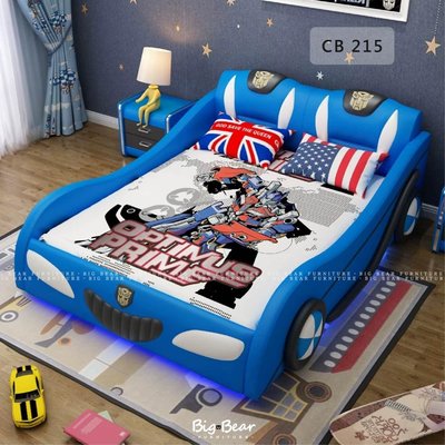 【大熊傢俱】CB 215 跑車床 汽車床 卡通床 兒童床 皮床 單人床 軟床 雙人床 造型床 單人加大