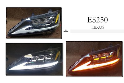 小傑-LEXUS ES250 06 07 08 09 10 11 12 舊改新 跑馬方向燈  LED 三魚眼 大燈 頭燈