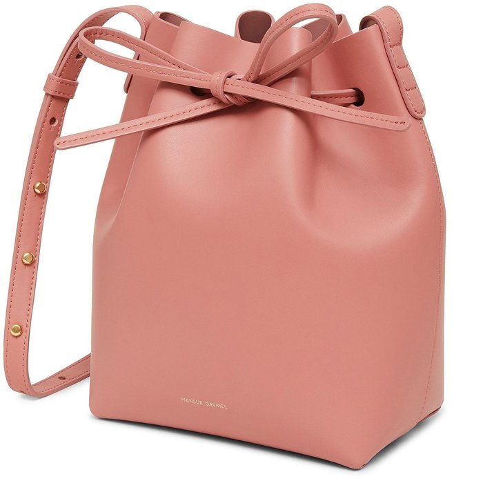 mansur gavriel lady bag blush