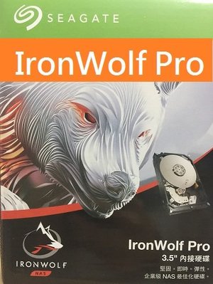 附發票【哪嘶狼 IronWolf Pro 五年保】SEAGATE 4TB 3.5吋 NAS碟 (ST4000NE001)