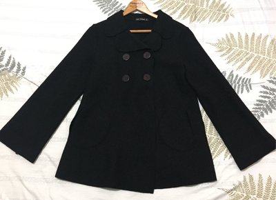 法國🇫🇷cop.copine 羊毛 修身 顯瘦 傘狀 大衣 外套 法國🇫🇷製，購價近6000元 M-L
