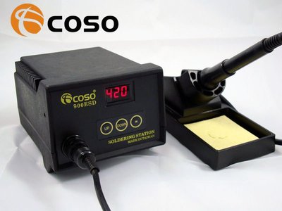 【米勒線上購物】台製 無鉛控溫烙鐵機台 COSO 900ESD 採用日本製造的陶瓷加熱器