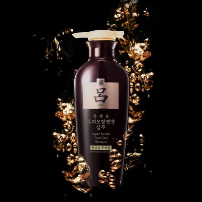 ￼韓國 Ryo呂 漢方頂級滋養舒敏(黑瓶金蓋)洗髮精400ml