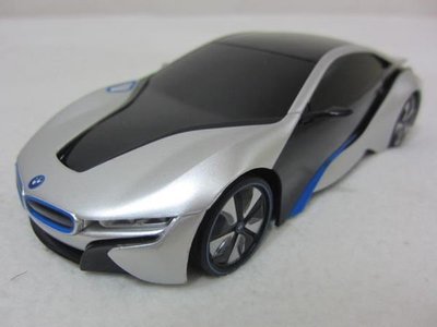 【KENTIM 玩具城】1:24(1/24)全新寶馬BMW 未來車概念車i8銀色RASTAR授權遙控車(公司貨)