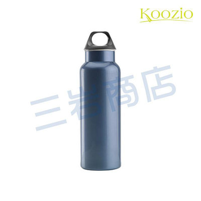 Koozio經典水瓶600ml (寶格藍) (不鏽鋼水瓶/水壺 /不銹鋼杯/ 隨手杯/ 環保杯) Koozio原廠專賣