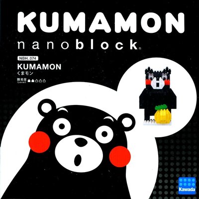 nanoblock河田積木日本吉祥物熊本熊 NBH_074 (日本進口)