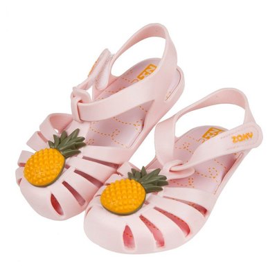 童鞋(14~17.5公分)ZAXY甜果可愛鳳梨淺粉色兒童護趾涼鞋香香鞋U0F839G