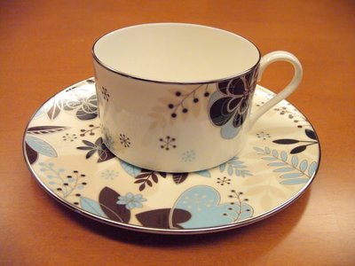 日本製 NARUMI(鳴海) Floral Paradies系列骨瓷杯組（米色） 1客/2pcs