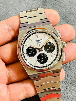 TISSOT天梭 PRX 系列  CP值超高的熊貓面盤計時碼錶 原廠保固中