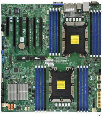 超微 SuperMicro X11DPI-N 伺服器 主板 C621 LGA3647 雙口 X722