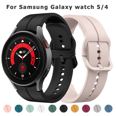 gaming微小配件-三星手錶 4 5 40 44Mm 手錶 5 Pro 45Mm 運動手鍊 Smartwatch 錶帶的矽膠錶帶, 適用於-gm
