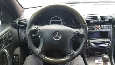 Mercedes-Benz W203 碳纖維 變形蟲 方向盤