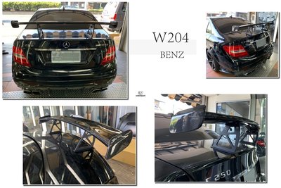 》傑暘國際車身部品《全新 BENZ W204 Black Series樣式 碳纖維 戰鬥尾翼 大尾翼 卡夢 GT 尾翼