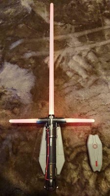 Star Wars Lightsaber 凱羅忍樣式光劍壁燈