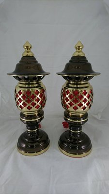 銅 慈惠燈-烤 神明燈 神明用 銅器 一對價 42廠