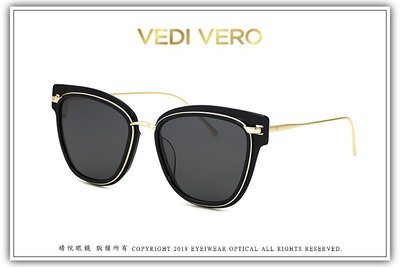 【睛悦眼鏡】美學與潮流的完美揉合 VEDI VERO 太陽眼鏡 VE XOX BLK 63569