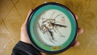 [福田工藝]牛角雕蝦兵蟹將/香港陽明工業/30年前的產品/兩個一對[蝦蟹2]