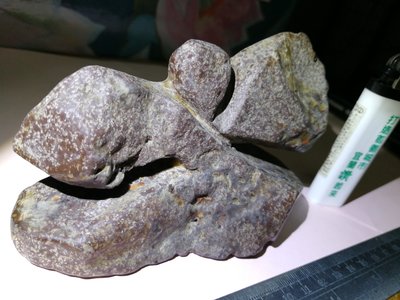 澎湖文石 太極 原石雕像 銘馨易拍重生網  早期 108S12 保存如圖 新收入手藏品