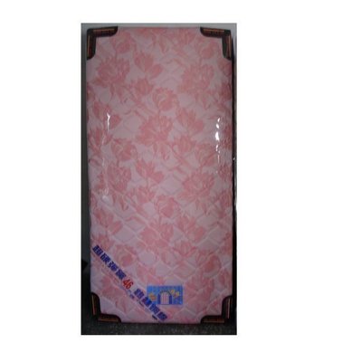 超硬鎢絲鋼線緹花布3尺單人彈簧床墊可選花色(台北縣市包送到府免運費)
