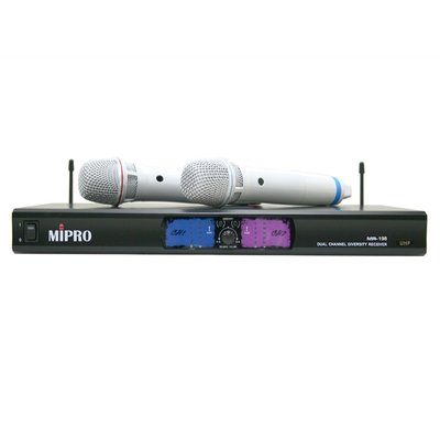 《 南港-傑威爾音響 》MIPRO MR-198 UHF雙頻道自動選訊無線麥克風抗4G干擾