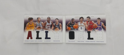 NBA各國明星球衣書卡，美國Tim Duncan、西班牙Ricky Rubio、義大利Manu Ginóbili限量199張原價5000元特賣2000元