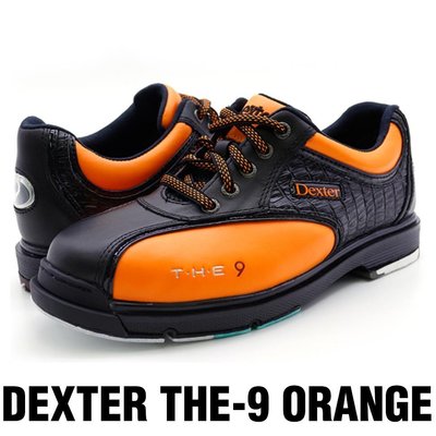 全館免運 Dexter THE 9 黑橙限量保齡球鞋 可開發票