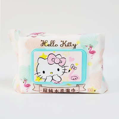Hello Kitty超純水柔濕巾100抽 超取最多6件噢