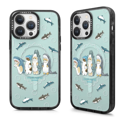 GARMMA 貓福珊迪iPhone 15 Pro Max 磁吸款保護殼15鯊鯊貓貓15 Pro支援磁吸
