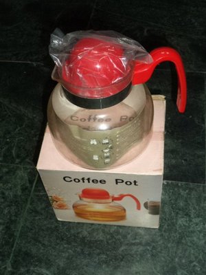 耐熱玻璃壺~適用瓦斯爐&電爐.....可泡茶.咖啡.花茶.養生茶......全新未使用