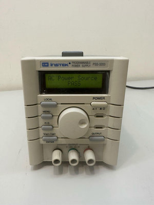 GW Instek PSS-3203 Programmable DC Power Supply 直流電源供應器(示波器）