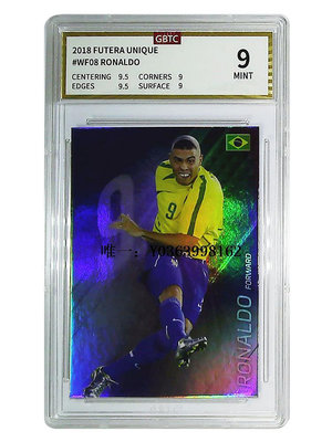 足球卡片【CL】足球球星卡 Ronaldo 羅納爾多 巴西 topps 評級收藏卡收藏卡