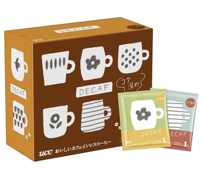 《FOS》日本 UCC 濾掛式 香濃深焙 無咖啡因 咖啡 (7g×50包) 掛耳式 送禮 孕婦 下午茶 熱銷 新款