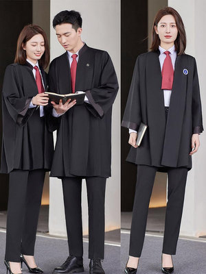 律師袍男女新款律師服法院工作服律協標準開庭服裝司法制服職業裝