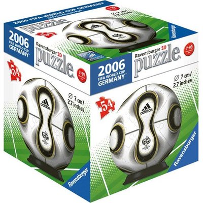 現貨 正版德國Ravensburger維寶拼圖 2006世界盃指定球3D拼圖(54P)