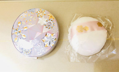 日本資生堂MAQUILLAGE snow beauty心機雪花蜜粉餅空盒