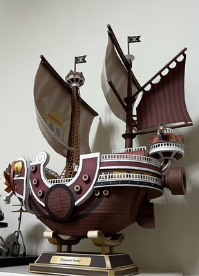 One Piece海賊王（航海王）千陽號紙模型成品。47*30*58（cm）