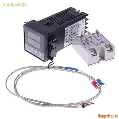 快樂屋HappyHouseVhdd 100-240VAC PID REX-C100 溫度控制器 SSR-40A 熱電偶 TW