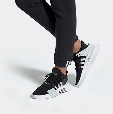 Adidas EQT BASK ADV W 經典 運動鞋 針織 黑綠色 慢跑鞋 FV4536 男女鞋 情侶鞋