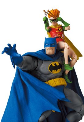 ◎超級批發◎MEDICOM MAFEX 139-042008 蝙蝠俠羅賓黑暗騎士歸來 BATMANHUSH 可動公仔模型