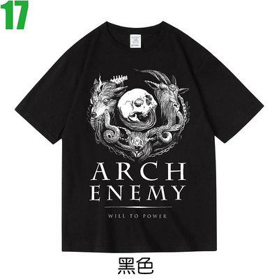 Arch Enemy【罪惡之神】短袖死亡金屬搖滾樂團T恤(共4種顏色可供選購) 新款上市購買多件多優惠!【賣場六】