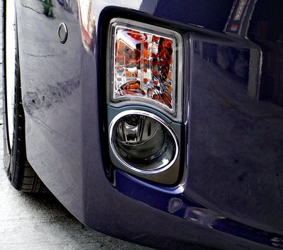 圓夢工廠 Toyota Prius 3代 2009~2012 改裝 鍍鉻銀 前保桿霧燈框 霧燈圓框 霧燈罩框 飾貼