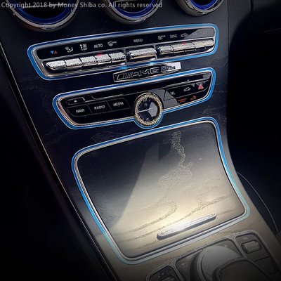 W205 W213 C300 E250 GLC250 賓士AMG Benz Burmester柏林之聲鋁合金喇叭裝飾外框