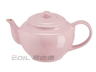 【易油網】【缺貨】Le Creuset 陶瓷茶壺 1.3L 雪紡粉(含不鏽鋼濾網) 泡茶組 91010038401415